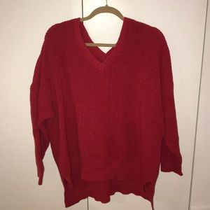 Michael Kors | Oversized Red Knit Sweater